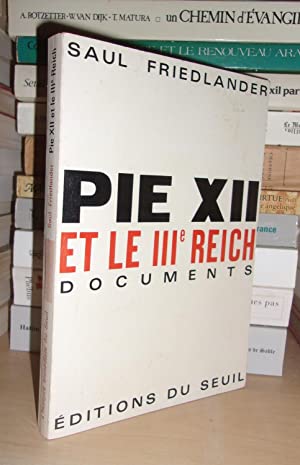 Bild des Verkufers fr PIE XII ET LE IIIe REICH : Postface De Alfred Grosser zum Verkauf von Planet's books