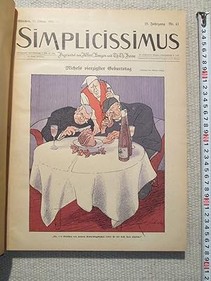 Simplicissimus : Sammelheft [containing 15 issues ca. 1907-1912]