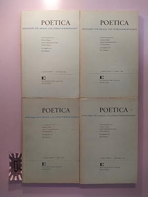 Poetica: Zeitschrift für Sprach- und Literaturwissenschaft: Band 1 Heft 1-4 1967. [4 Bände].