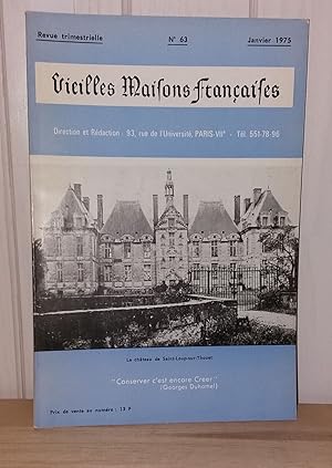 Vieille Maisons françaises revue trimestrielle N°63