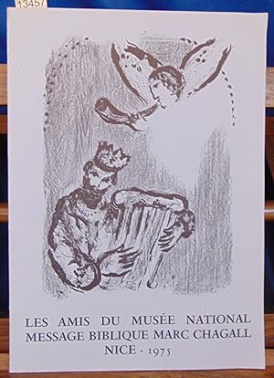 Seller image for Les amis du Muse National Message Biblique Marc Chagall Nice - 1975 for sale by librairie le vieux livre