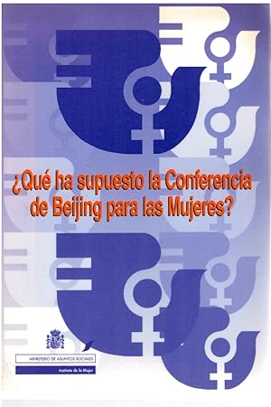 Imagen del vendedor de Qu ha supuesto la conferencia de Beijing para las mujeres? a la venta por Librera Dilogo