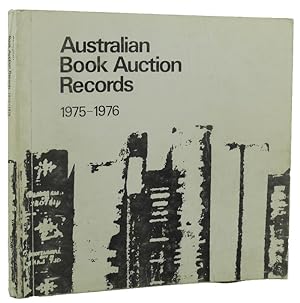 Bild des Verkufers fr AUSTRALIAN BOOK AUCTION RECORDS, 1975-1976 zum Verkauf von Kay Craddock - Antiquarian Bookseller