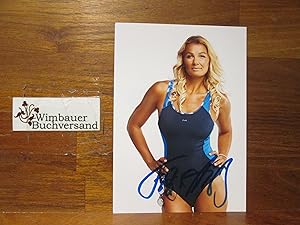 Original Autogramm Franziska von Almsick /// Autogramm Autograph signiert signed signee