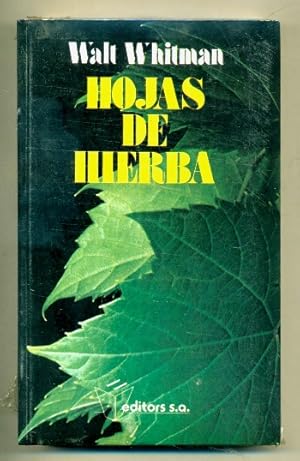 Imagen del vendedor de HOJAS DE HIERBA a la venta por Ducable Libros