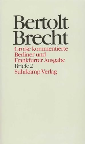 Imagen del vendedor de Werke, Groe kommentierte Berliner und Frankfurter Ausgabe Briefe. Tl.2 a la venta por AHA-BUCH GmbH