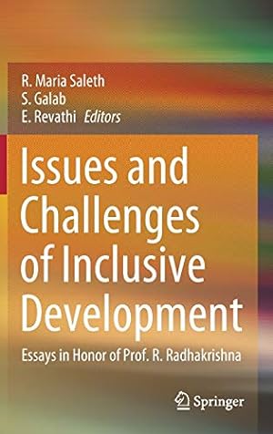 Seller image for Issues and Challenges of Inclusive Development: Essays in Honor of Prof. R. Radhakrishna [Hardcover ] for sale by booksXpress