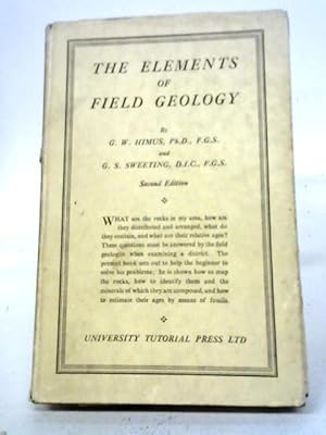 Bild des Verkufers fr The Elements of Field Geology zum Verkauf von World of Rare Books