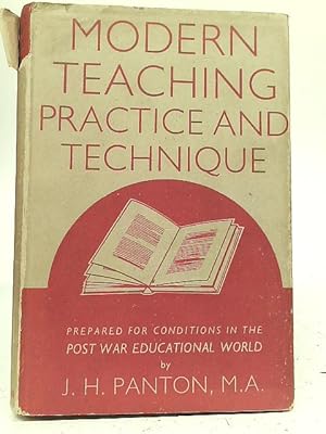 Bild des Verkufers fr Modern Teaching Practice and Technique zum Verkauf von World of Rare Books