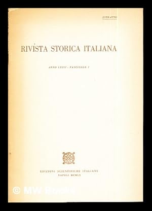 Seller image for Storici E Storia for sale by MW Books Ltd.