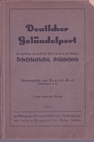 Deutscher Geländesport. Ein Hilfsbuch für praktische Arbeit im Heim und Gelände: Behelfssandkaste...