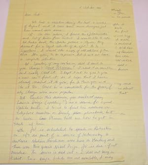 ALS George Parsons to Herb Yellin, October 5, 1991.
