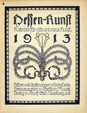 Immagine del venditore per (Hg.), Hessen-Kunst. Kalender fr alte und neue Kunst 1913. Bilder und Zeichnungen von Heinz Heim. venduto da ANTIQUARIAT MATTHIAS LOIDL