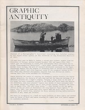 Seller image for Graphic Antiquity Volume V, Number 5 September - October 1979 for sale by Book Booth