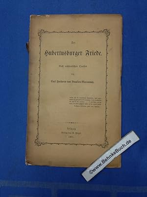 Bild des Verkufers fr Der Hubertusburger Friede. Nach archivalischen Quellen zum Verkauf von Antiquariat BehnkeBuch