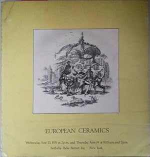 Immagine del venditore per European Ceramics: English, Germany, French and other Continentd Porcelain and Pottery venduto da SEATE BOOKS