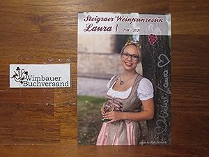 Original Autogramm Laura I. Steigraer Weinprinzessin 2018-2020 /// Autogramm Autograph signiert s...