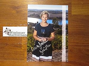 Original Autogramm Marie Luise Herboldt Höhnstedter Weinprinzessin 2018-2020 /// Autogramm Autogr...