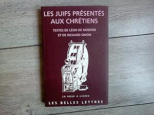 Imagen del vendedor de Les Juifs prsents aux Chrtiens a la venta por Librairie Brjon