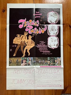 Imagen del vendedor de Fiinian's Rainbow One Sheet 1968 Fred Astaire, Petula Clark a la venta por AcornBooksNH