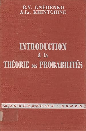 Seller image for INTRODUCTION A LA THEORIE DES PROBABILITES for sale by Librairie l'Aspidistra