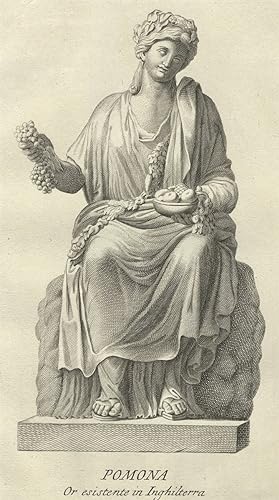 Pomona, Antike Statue , Pomona. - Antike. - "Pomona"