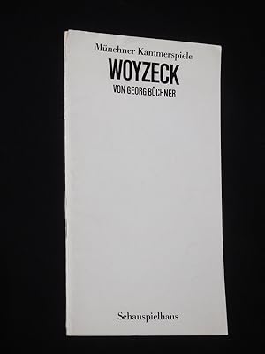 Bild des Verkufers fr Programmheft 7 Mnchner Kammerspiele Schauspielhaus 1983/84. WOYZECK von Georg Bchner. Insz.: Benjamin Korn, Bhne: Klaus Hellenstein, Kostme: Erika Landertinger, Musik: Roberto C. Detree. Mit Peter Fitz (Woyzeck), Eva Mattes (Marie), Wolfgang Pregler (Andres), Helmut Stange, Richard Beek, Hans Kremer, Felix Dieterich, Maria Nicklisch (Stckabdruck) zum Verkauf von Fast alles Theater! Antiquariat fr die darstellenden Knste