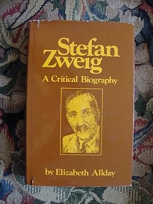 Seller image for Stefan Zweig, a Critical Biography for sale by Anne Godfrey