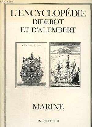 Imagen del vendedor de L'encyclopdie Diderot et d'Alembert Marine a la venta por Le-Livre