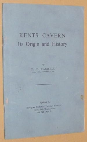 Imagen del vendedor de The Origin and Story of Kents Cavern, with a descriptive tour of the caves a la venta por Nigel Smith Books