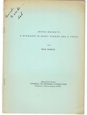 Joyce-Beckett: A Scenario in Eight Scenes and a Voice