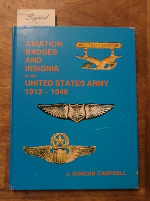 Imagen del vendedor de Aviation Badges and Insignia of the United States Army 1913-1946 a la venta por Book Gallery // Mike Riley