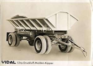 Foto Fahrzeug Firma Vidal Harburg, 12 t Druckluft-Mulden-Kipper