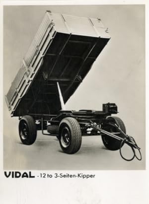 Foto Fahrzeug Firma Vidal Harburg, 12 t 3-Seiten-Kipper