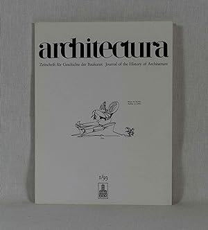 architectura - Zeitschrift für Geschichte der Baukunst / Journal of the History of Architecture, ...