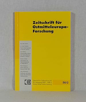 Immagine del venditore per Zeitschrift fr Ostmitteleuropa-Forschung (Neue Folge der Zeitschrift fr Ostforschung), 50. Jahrgang (2001), Heft 2. venduto da Versandantiquariat Waffel-Schrder