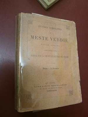 Seller image for Oeuvres Compltes for sale by Le livre de sable