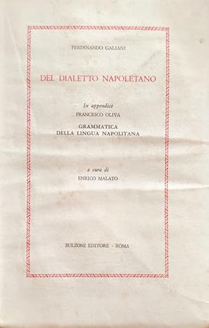 DEL DIALETTO NAPOLETANO