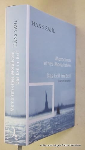 Bild des Verkufers fr Memoiren eines Moralisten. Das Exil im Exil. Mnchen, Luchterhand, 2008. Mit Portrt. 511 S. Or.-Lwd. mit Schutzumschlag; Schnitt unten gestempelt. (ISBN 9783630872780). - Durch Namensregister erschlossen. zum Verkauf von Jrgen Patzer