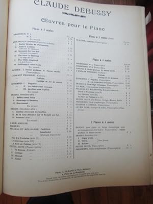 Image du vendeur pour Recueil de partitions pour piano - Collection of musical scores for piano; mis en vente par Magnus