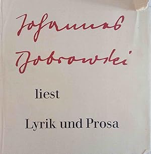 Dobrowski, Johannes: Johannes Dobrowski liest Lyrik und Prosa. Johannes Dobrowski liest Lyrik und...