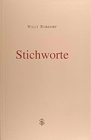 Seller image for Stichworte : Gedanken eines Abendlnders an der Schwelle des 3. Jahrtausends. Sigma ; 11 for sale by Logo Books Buch-Antiquariat