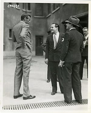 "Gary COOPER en visite aux Studios de Joinville" Photo originale PARAMOUNT 1931