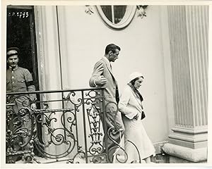 "Gary COOPER en visite aux Studios de Joinville" Photo originale PARAMOUNT 1931