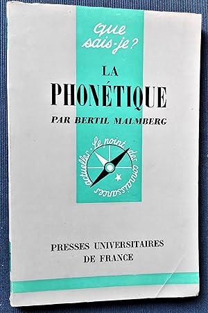 Seller image for La Phonetique. for sale by Librairie Pique-Puces