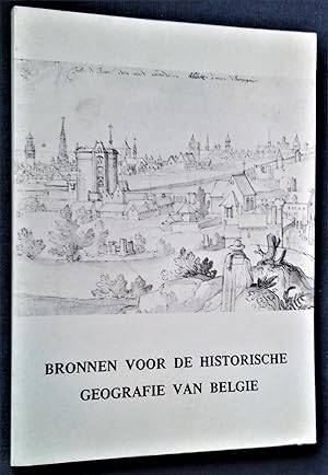 Imagen del vendedor de Bronnen voor de historische Geografie van en Belgie. a la venta por Librairie Pique-Puces