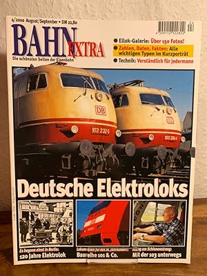 Seller image for Bahn-Extra 4/2000 (August/September). 11. Jahrgang, Nummer 47. Deutsche Elektroloks. Die schnsten Seiten der Eisenbahn. for sale by Antiquariat an der Nikolaikirche