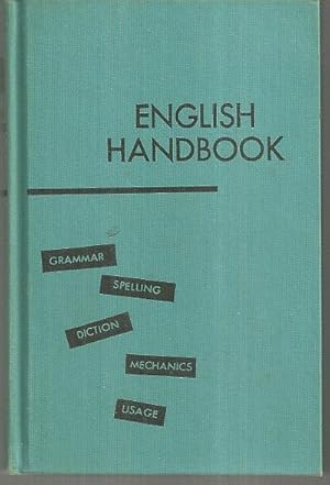 Imagen del vendedor de ENGLISH HANDBOOK a la venta por Gibson's Books