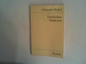 Bild des Verkufers fr Verschiedene Ttigkeiten. Geschichten, Bilder, Gedichte. zum Verkauf von ANTIQUARIAT FRDEBUCH Inh.Michael Simon