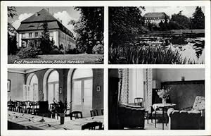 Ansichtskarte / Postkarte Harnekop Prötzel in Brandenburg, Schloss, Evangelisches Frauenhilfsheim...